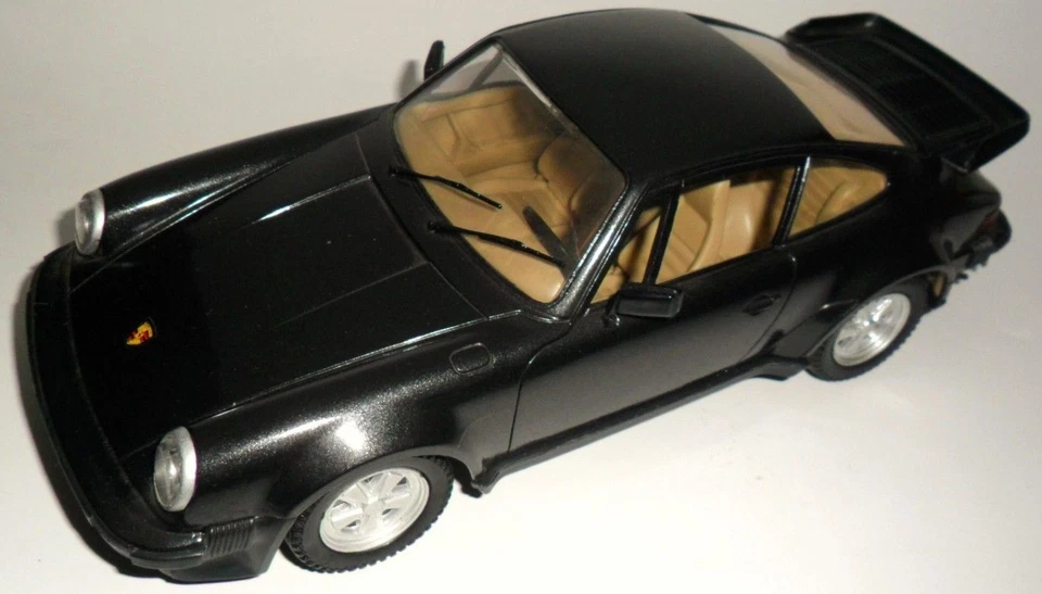 TONKA POLISTIL 1:16 DIE CAST MADE IN ITALY AUTO PORSCHE 911 TURBO NERO ART 01313 - Immagine 1 di 1