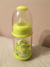Vintage Nuby Infant Feeder Baby Bottle Cereal or Baby Food 2oz Green Dinosaur