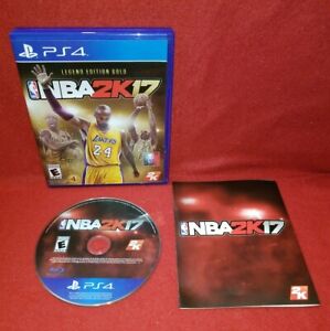 NBA 2K17 -- Legend Edition Gold [Kobe Bryant Cover] (PlayStation 4 PS4, 2016)