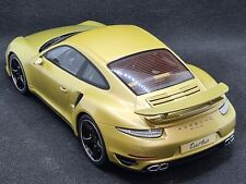 Porsche 991 Turbo Lime Gold GT041 Gt Spirit 1/18 (No Autoart Minichamps Kyosho 