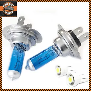 H7 XENON 55W Halogen Dipped Beam Headlight Bulbs x2 AUDI A3 2002-08  - Picture 1 of 6