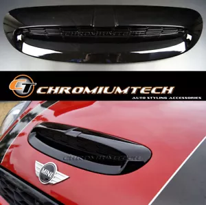 MK3 MINI Cooper/S/SD/JCW F54 F55 F56 F57 Black Bonnet Scoop / Air Inlet Trim - Picture 1 of 7
