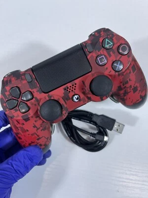 Evil Controllers Custom Sony PlayStation 4 Controller Digital Red Camo - Image 1 of 4