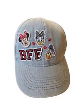 Disney Minnie Mouse, Daisy Duck & Donald Duck Denim Hat Size 53 (Child)