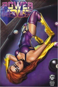 Power Hour # 3 Nicole Brune Bat-Lady Indiana Comic Con Trade Cover Lim to 150 NM - Bild 1 von 2