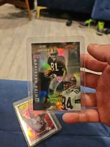 JERRY RICE / BRUCE / BROWN / GALLOWAY 1996 BOWMAN'S BEST #7 REFRACTOR - Picture 1 of 2