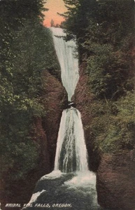 Bridal Veil Falls OR Oregon Postcard B516 - Picture 1 of 2