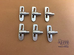 6 x AntiLuce Antiloose Befestigung Anschweißen M8 8mm Drop Lock Anhänger Pferdebox LKW - Bild 1 von 4