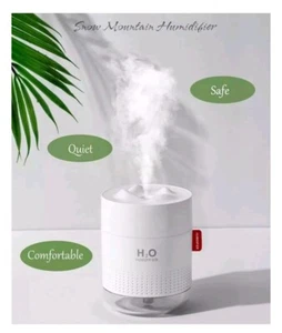 H2O 500ml Mist Humidifier Humidifiers Plants, Air Humidifier with Night Light - Picture 1 of 9