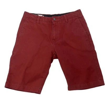 Volcom Corpo Class Men’s Shorts Size 30 Brick Red - Image 1 of 4