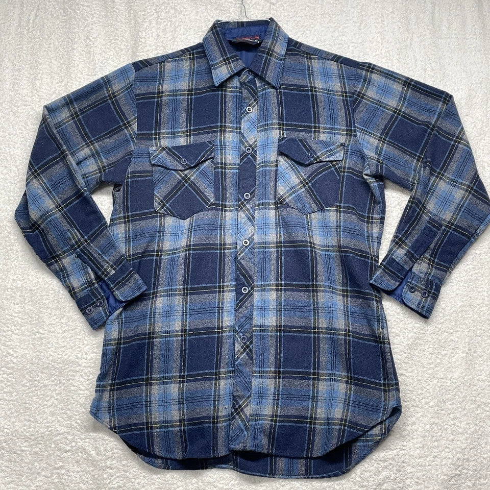 The Hunter Shirt Medium Italian Linen Wool Blend Jacket Shacket Button Down - Image 1 of 4