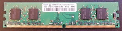 Samsung M378T3354BZ0-CCC (256MB DDR2 PC2-3200U 400MHz DIMM 240-pin) Memory - Image 1 of 3