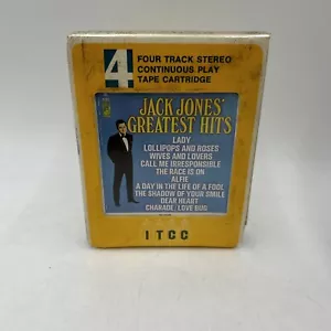 Jack Jones Greatest Hits 4 Track Tape Cartridge New Old Stock #O - Picture 1 of 10