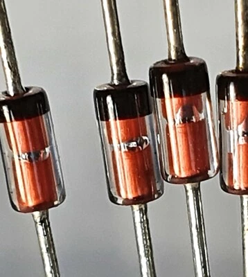 [5pcs] 1N34A germanium diode, crystal set, fuzz box, cats whisker in34A -ref:A34