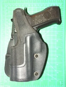 Front Line KNG981PL-BK LH Kydex Thumb Break Paddle Holster IWI 4.4" Baby Eagle - Picture 1 of 12