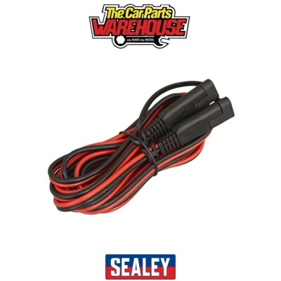 Sealey BCC1 12V Battery Charger Extension Cable SAE Connector Plugs 3m - Image 1 of 4