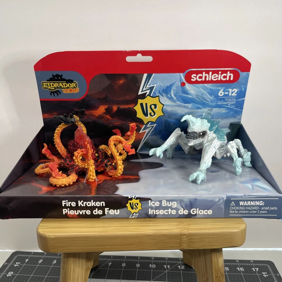 schleich 70826 Ice Bug vs. Fire Kraken from 7 years ELDRADOR CREATURES - Fig...