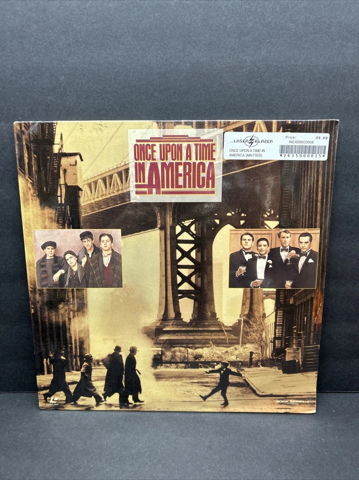 ONCE UPON A TIME IN AMERICA 1983 LASER DISC NEW SEALED WIDESCREEN De Niro, Pesci - Image 1 of 4