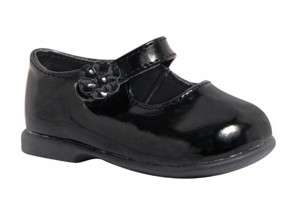 Patente negra Baby Deer Leighton para niños pequeños Maryjane (niña pequeña) talla 9  Foto 1 de 4
