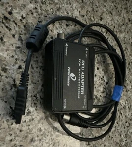 Performance RFU Adapter for PS1 PS2 Playstation P-056F TV Console Cable Black - Picture 1 of 4