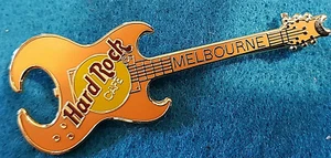 GUITARRA HRC MELBOURNE AUSTRALIA NARANJA CLARO ESCORPIÓN 1998 Hard Rock Café PIN - Imagen 1 de 1