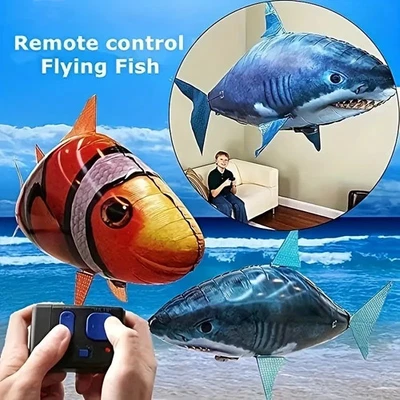 Realistic RC air Flying Fish Balloon Toy For Kids & Teens and adults - Image 1 of 4