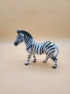 Used Ceramic Zebra Garden Planter 8 In Tall 9 In Length - Picture 1 of 19