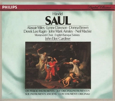 Händel: Saul - Miles / Dawson / Brown / English Baroque / Gardiner (3 CDs, 1991) Foto 1 de 2