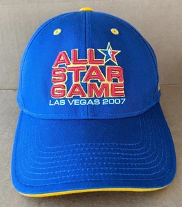 NBA All Star Game Las Vegas 2007 Blue Baseball Hat Cap adidas Hook&Loop Cotton - Picture 1 of 8