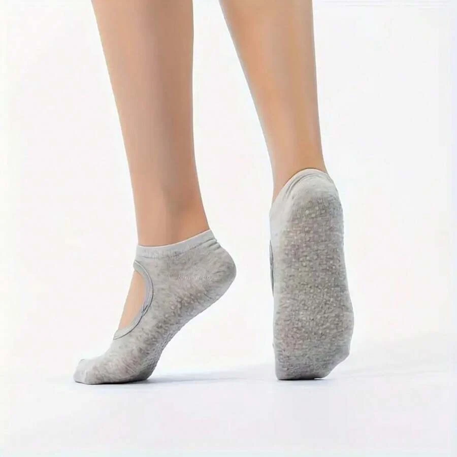 Non-Slip Yoga Socks for Women - Grip Socks for Pilates, Barre & Aerial Yoga - Image 1 of 4