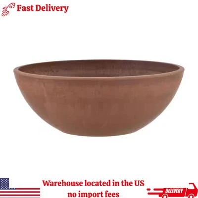 Garden Bowl Terra Cotta Pot - 8" x 3" PSW NUEVO Foto 1 de 4