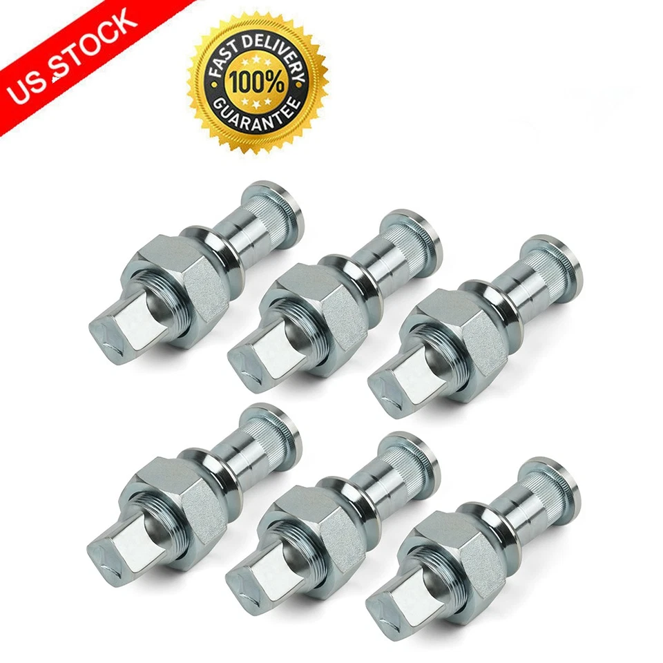  Комплект из 6 задних колесных гаек и шпилек (LH) для ISUZU NPR NPR-HD NQR NRR 8-97147-614-2 - Изображение 1 из 4