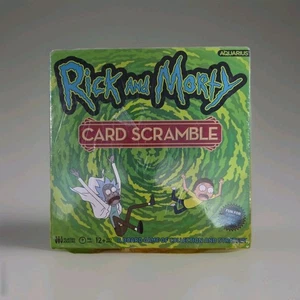 Rick And Morty Card Scramble-AQUARIUS Brand New And Sealed -  Please Read - Picture 1 of 2