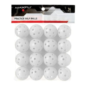 Maxfli Plastic Practice Golf Balls - White 16-Pack - Picture 1 of 1