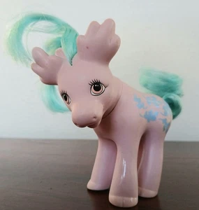 Vintage 1988 My Little Pony G1 Friends Oakly The Moose Hasbro MLP Rare Figure - Picture 1 of 6