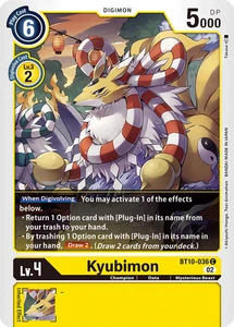 Kyubimon BT10-036 C Xros Encounter Digimon TCG - Picture 1 of 2