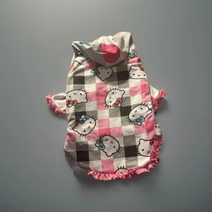 Hund Chi Wow Wow Designer Hello Kitty Hoodie Shirt Oberteil Hund Katze Large - Bild 1 von 3