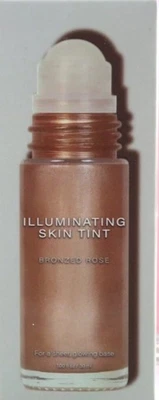 Illuminating Skin Tint Face + Body Bronzed Rose Roller Applicator Bottle 1 Ounce - Image 1 of 4
