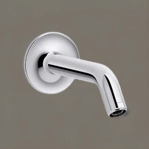 KOHLER 933-CP Purist Shower Arm & Flange, Chrome - Picture 1 of 5