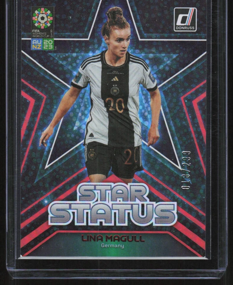 2023 Donruss FIFA Women's World Cup Star Status Lina Magull 018/299 Germany #11 - Image 1 of 2