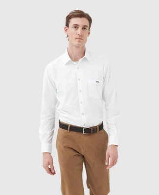 Рубашка на пуговицах мужская Rodd & Gunn® XL Glenbrook™ Sports Fit цвет снега - $148 - Изображение 1 из 4