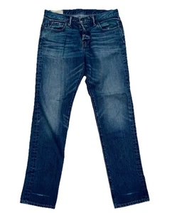 Abercrombie & Fitch Mens Jeans Classic Taper Button Fly Denim Medium Wash 32x30 - Picture 1 of 15