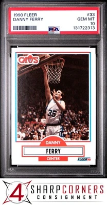 Fleer #33 Danny Ferry RC 1990 Cavaliers PSA 10 Foto 1 de 3