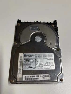 Quantum Atlas 10K III 36.7 GB 10K RPM Ultra‑160/320 SCSI – Used, Untested - Immagine 1 di 2