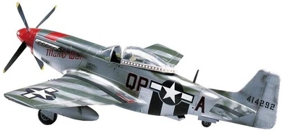Hasegawa 1/32 US Army North American P-51D Mustongue plastic model - Image 1 of 2