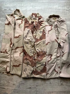 Vintage 1990s Desert Camo Combat Coat Jacket - Large Regular Lot of 3 - Bild 1 von 22