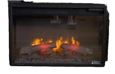 "Inserto de chimenea de leña eléctrica/calentador infrarrojo LED independiente 26"""  Foto 1 de 4