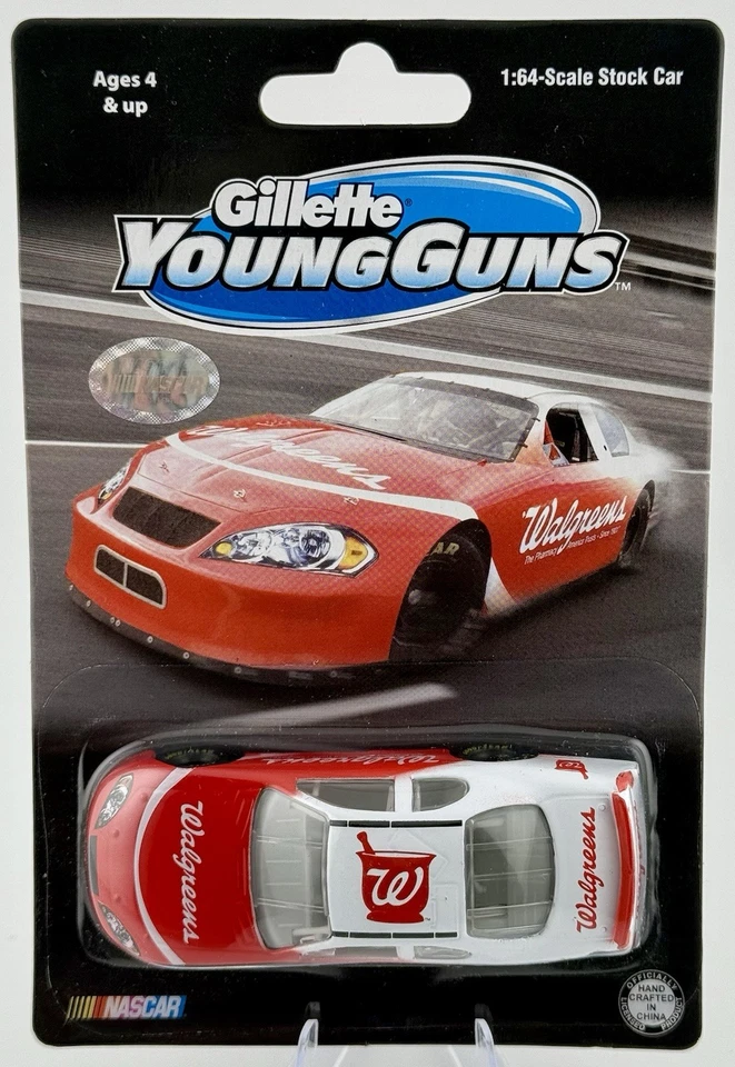 Motorsports Authentics 2007 Walgreens Gillette Young Guns NASCAR Race Car Promo