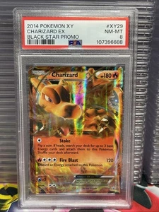 2014 Pokemon XY Charizard EX PSA 8 #XY29 Black Star Promo - Picture 1 of 2