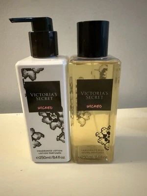 VICTORIA'S SECRET WICKED BODY MIST & LOTION 8,4 FL OZ CADA UNO (JUEGO DE 2) Foto 1 de 2